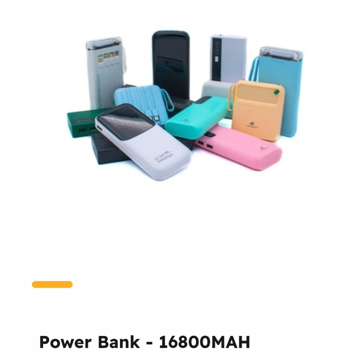 Power bank 16800mAh.